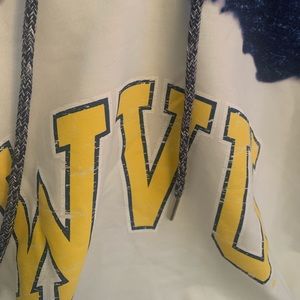 WVU long sleeve drawstring hoodie
